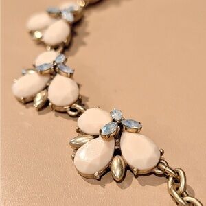 J Crew rhinestone chunky fashion necklace